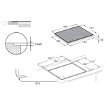 Elica Lien Golden 805BL 80厘米 嵌入式電磁爐